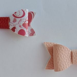 Heart and Blush Bow Set